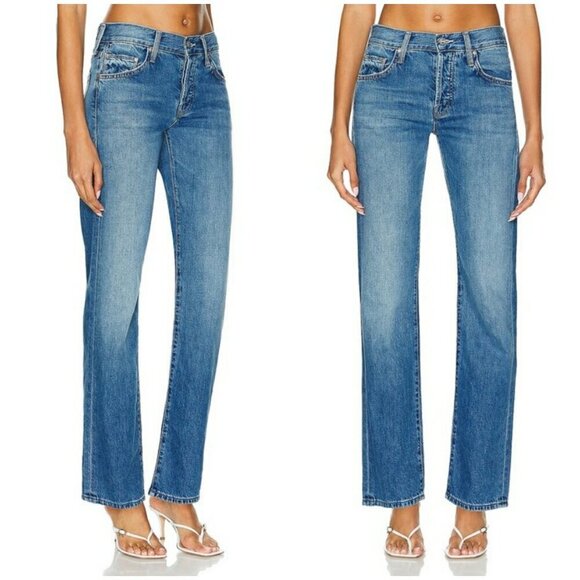 💕MOTHER SUPERIOR💕 Slider Hover Jeans ~ Heart Throb Button Fly 26 NWOT - Picture 7 of 16